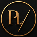 PL circular monogram